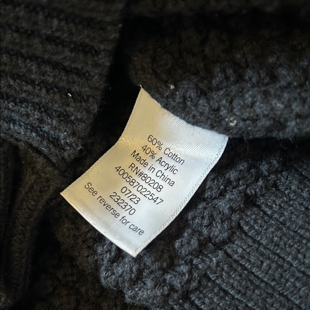 SO Black Knit Button-Up Cardigan - Picture 3 of 3